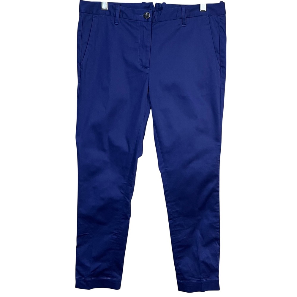 Nine: in the: Morning Cobalt Breezy Chino Slim Women's Pants Size 28 US 6
